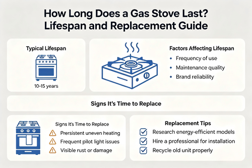 How Long Does a Gas Stove Last Lifespan and Replacement Guide