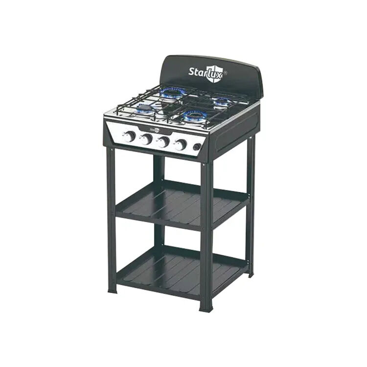 Heavy duty Four Burner Gas Stove engineered for commercial kitchens ...