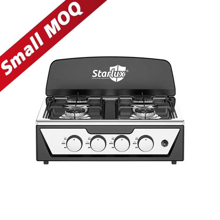 Pulse Kitchen Pulse Ignition 4 Plate Gas Stove Conjoined Upright Energy Efficiency ...