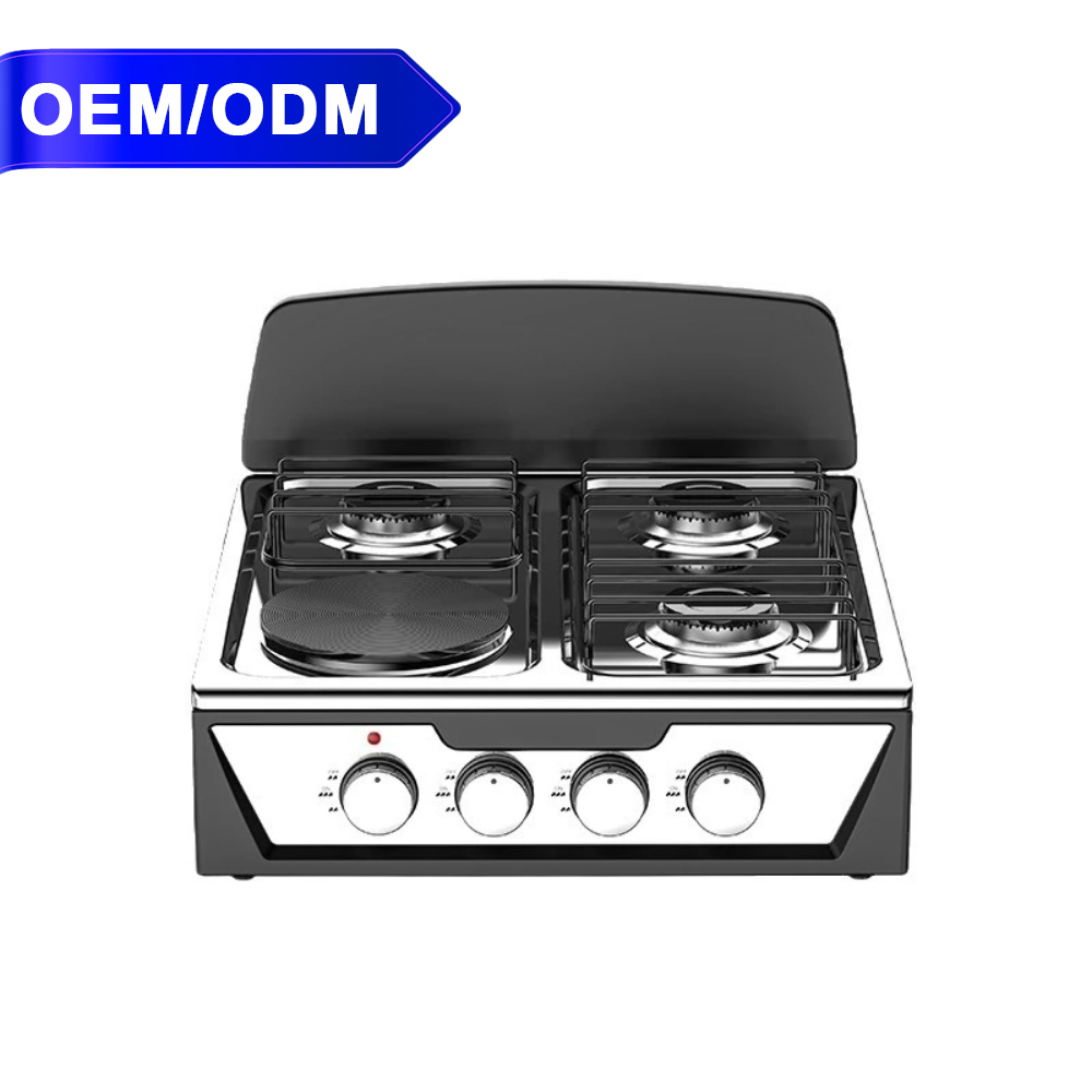 Household Cooking Four Burner Gas Stove 1500W Electric Lpg 4 Burner Gas ...