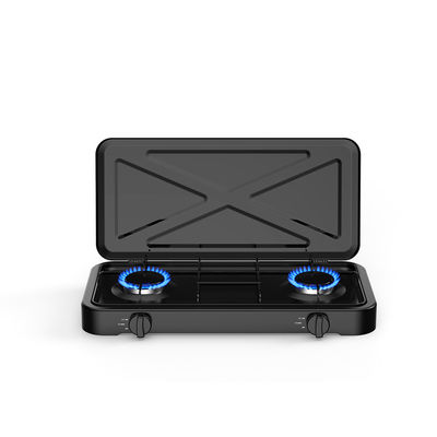 Good price Household 2 Burner Gas Stove Iron Material Energy Efficiency Convenient Easy Cooking online