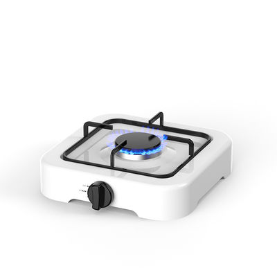 Buen precio Estufa de gas de un solo quemador de aluminio, hierro fundido, para acampar al aire libre, estufa de gas portátil de un solo quemador en línea