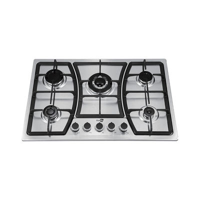 Good price Household 5 Burner Gas Cooktop Kitchen Built In Stainless Steel Gas Stove online