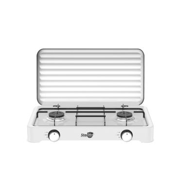 قیمت خوب اجاق گاز رومیزی 2.2 کیلووات با دو شعله، اجاق گاز برای آشپزخانه آنلاین