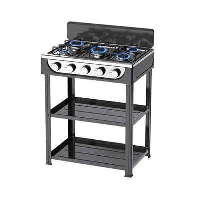 Good price High Power 5 Burner Gas Stove With Standing Portable Energy Efficiency online