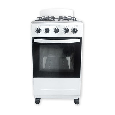 Bon prix Cuisinière 4 feux, 50 cm, blanche, four en acier inoxydable avec grill pour usage domestique en ligne