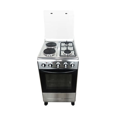 Good price 2 Gas 2 Electricity Free Standing Oven Stainless Steel Freestanding Gas Stove Easy Cleanup online