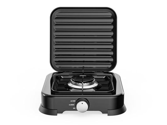 Bon prix Réchaud à gaz portable simple personnalisé pour four, plaque chauffante de camping, cuisinière à gaz en acier inoxydable en ligne