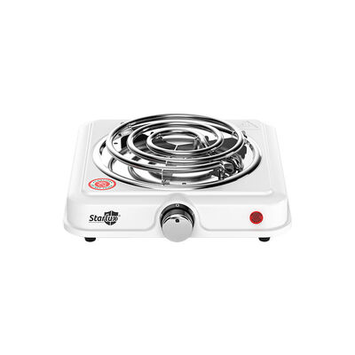 Buen precio Estufa eléctrica portátil OEM de un solo quemador, 1000W, placa caliente de espiral, mini 220v, calefacción de hierro, sólida, uso doméstico en la cocina en línea
