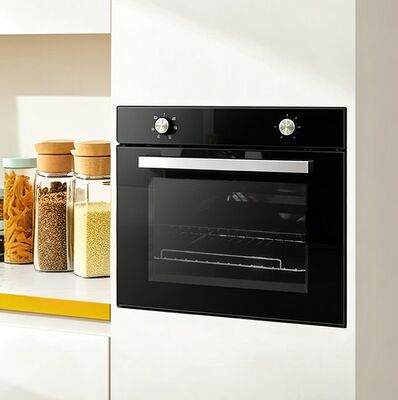 Buen precio Horno y cocina incorporados de 70L con superficie de hierro fundido, Control de perilla mecánica, electrodoméstico de cocina en línea