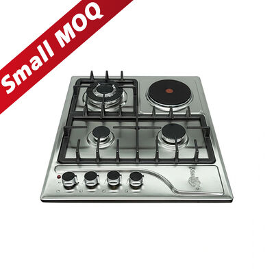 Harga yang bagus 4 burner durable gas cooktop dengan stainless steel finish dan fitur keamanan yang menyediakan operasi di dapur komersial yang sibuk on line