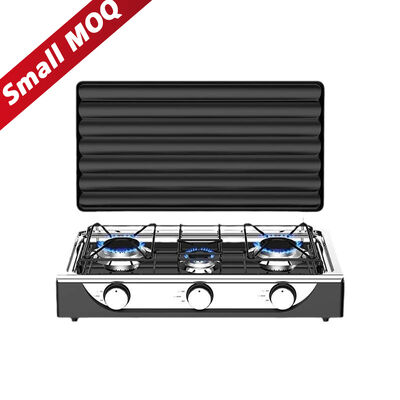 Good price Europe Type Stainless Steel 3 Burner Outdoor Stove Portable With Cover online