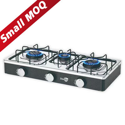 Buen precio Estufa de gas de acero inoxidable para el hogar con 2 quemadores, encimera, ecológica, con fuego ajustable en línea