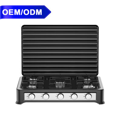 Good price High Power Five Burner Gas Stove Multi Functional Table Top Gas Stove Outdoor Camping online