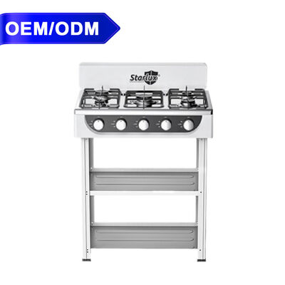 Giá tốt. Núm vặn đánh lửa bằng tay Bếp gas 5 lò Nấu ăn chịu nhiệt Tiết kiệm nhiên liệu Bếp nấu gas năm lò trực tuyến