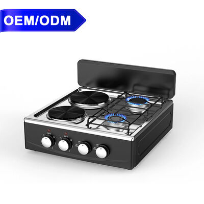 Buen precio Estufa de gas de cuatro quemadores para cocina doméstica de 1000W, encimera eléctrica y de gas en línea
