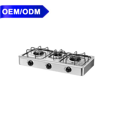 Giá tốt. Bếp gas mini Euro Type 3 lò đốt bằng thép không gỉ di động dùng cho cắm trại trực tuyến