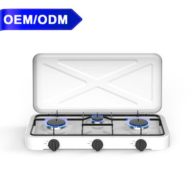 Giá tốt. Bếp gas ba đầu đốt được trang bị các tính năng an toàn và kết cấu chắc chắn Thích hợp cho nhà ăn và bếp cơ quan trực tuyến