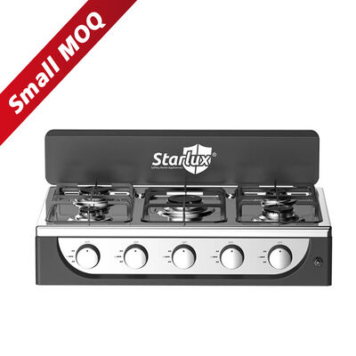 Good price Electric Ignition Five Burner Gas Stove Stainless Steel Gas Stove For Hotels Households online