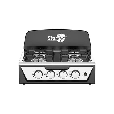 Bon prix Cuisinière à gaz quatre feux conçue pour fonctionner avec des réglages de flamme réglables prenant en charge diverses techniques de cuisson dans l'industrie hôtelière en ligne