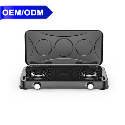 Quality Commercial Double Burner Gas Stove Offering Durable Performance and Even Heat Distribution for Demanding Kitchen Tasks factory