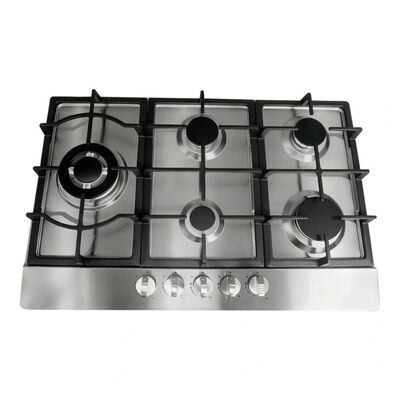 Bon prix Plaque de cuisson à gaz 5 brûleurs offrant une consommation de gaz et une construction robuste, idéale pour l'industrie de la restauration et les entreprises hôtelières en ligne