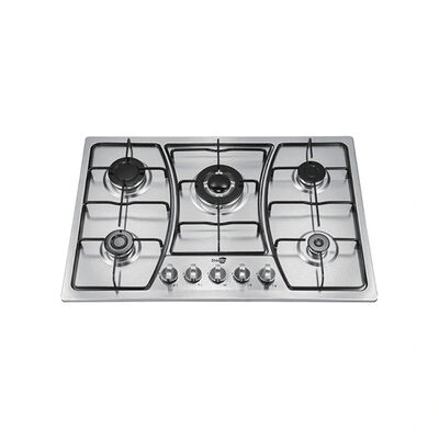 Good price 5 Burner Gas Cooktop with Durable Stainless Steel Surface and Precise Flame Control for Commercial Kitchen Applications online