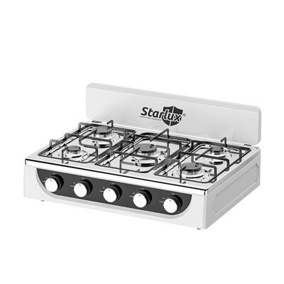 Quality Five Burner Gas Stove commercial cooking range with multiple burners providing versatile cooking options for restaurants factory