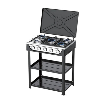 Quality High Capacity Five Burner Gas Stove with Easy Ignition System and Removable Burner Caps for Simplified Maintenance factory