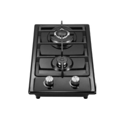 Bon prix Plaque de cuisson à gaz 2 brûleurs en acier inoxydable durable avec allumage facile et réglages de chaleur réglables pour la cuisson en ligne