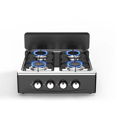 Quality Professional Four Burner Gas Stove Offering Uniform Heat Distribution and Easy Maintenance for Busy Commercial Kitchens factory