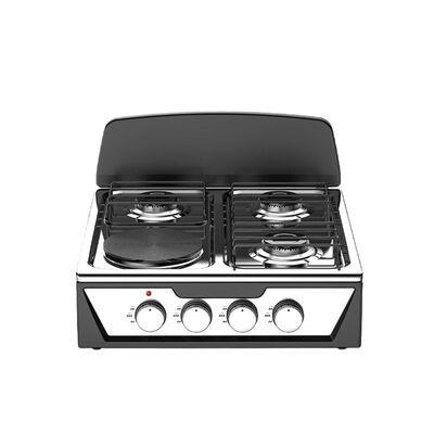 Quality Four Burner Gas Stove gas cooking appliance featuring quick ignition and adjustable burner power designed for busy restaurant kitchens factory